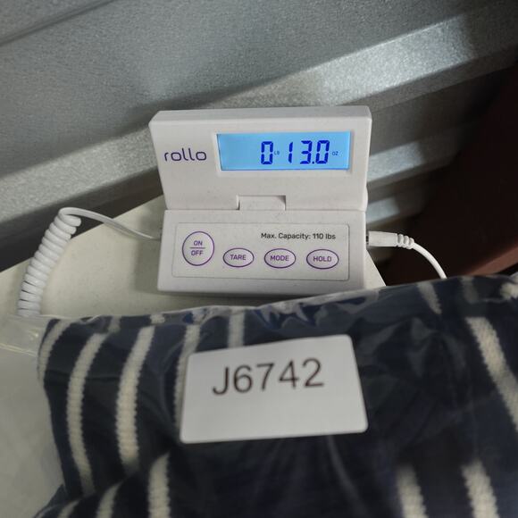 Ralph Lauren Sweater Womens Small Petite Navy White Striped Nautical Cowl Neck - Picture 9 of 9